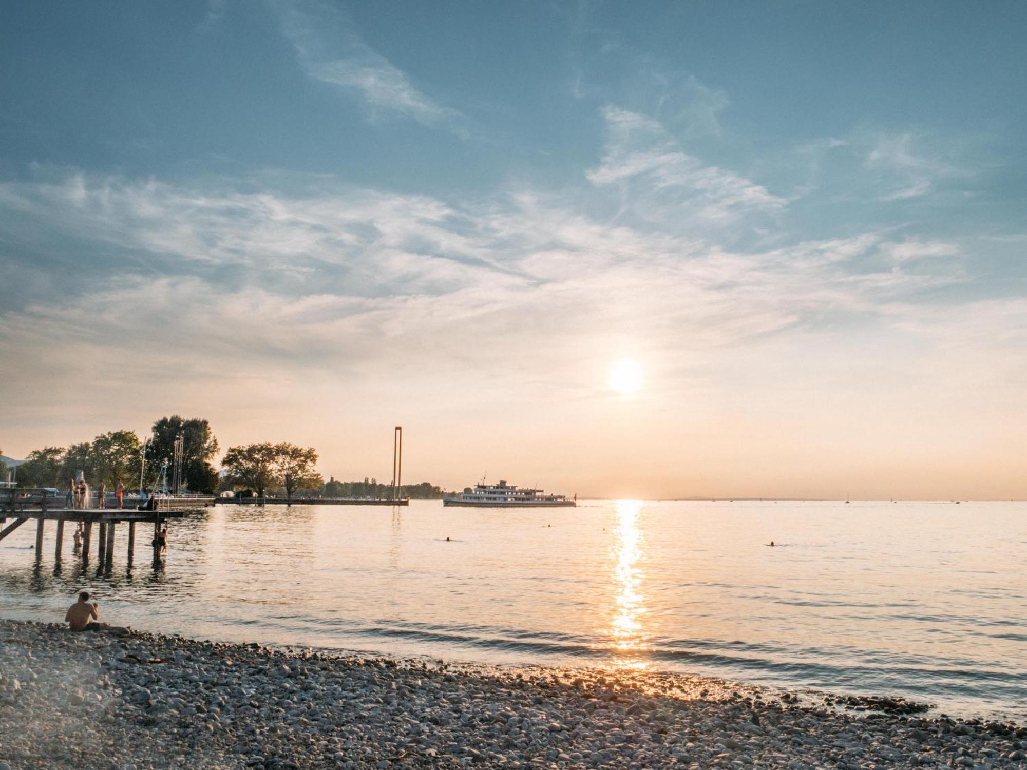 Stilvolle Gartenterrassenwohnung Mitten In Bregenz Buitenkant foto